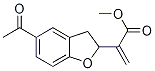 Methyl 2-(5-acetyl-2,3-dihydrobenzofuran-2-yl)propenoate Structure