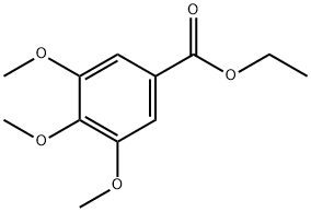 3,4,5-三甲氧基苯甲酸乙酯, 6178-44-5, 结构式