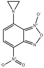 4-(1-Aziridinyl)-7-nitrobenzofurazane 3-oxide Structure
