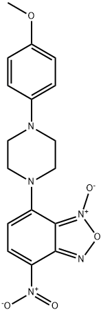 7-[4-(4-Methoxyphenyl)-1-piperazinyl]-4-nitrobenzofurazane 1-oxide,61785-71-5,结构式