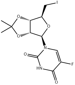 5-Chloro-5'-deoxy-5'-iodo-2',3'-O-isopropylidene-D-uridine Structure