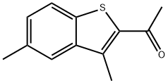 2-乙酰基-3,5-二甲基苯并(B)噻吩, 6179-05-1, 结构式