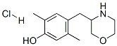 4-(3-morpholinylmethyl)-2,5-xylenol hydrochloride 结构式