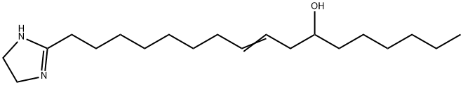 17-(4,5-dihydro-1H-imidazol-2-yl)heptadec-9-en-7-ol 结构式
