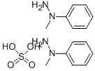 1-甲基-1-苯肼硫酸盐, 618-26-8, 结构式