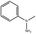 1-メチル-1-フェニルヒドラジン 化学構造式