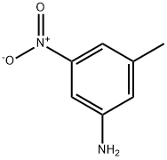 3-甲基-5-硝基苯胺 结构式
