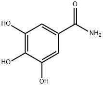 3,4,5-三羟基苯甲酰胺, 618-73-5, 结构式
