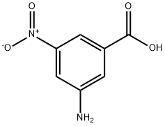 3-アミノ-5-ニトロ安息香酸 化学構造式