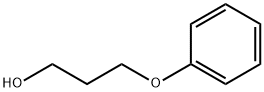 3-フェノキシ-1-プロパノール 化学構造式
