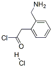 (2-(aminomethyl)phenyl)acetylchloride hydrochloride Struktur
