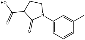 1-(3-METHYLPHENYL)-2-OXO-3-PYRROLIDINEC& Structure