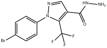 1-(4-Bromophenyl)-5-trifluoromethyl-1H-pyrazole-4-carboxylicacidhydrazide|1-(4-溴苯)-5-(三氟甲基)-1H-吡唑-4-酰肼