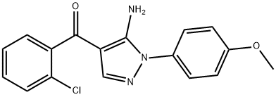 (5-AMINO-1-(4-METHOXYPHENYL)-1H-PYRAZOL-4-YL)(2-CHLOROPHENYL)METHANONE|