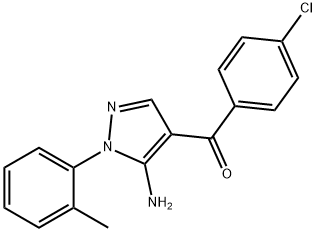 (5-AMINO-1-O-TOLYL-1H-PYRAZOL-4-YL)(4-CHLOROPHENYL)METHANONE|