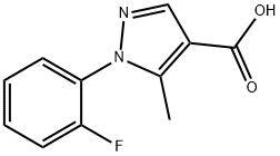 1-(2-FLUOROPHENYL)-5-METHYL-1H-PYRAZOLE-4-CARBOXYLIC ACID
