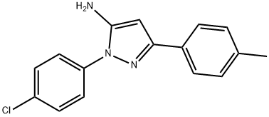 1-(4-氯苯基)-3-(对甲苯基)-1H-吡唑-5-胺, 618092-70-9, 结构式