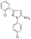 3-(2-CHLOROPHENYL)-1-(4-CHLOROPHENYL)-1H-PYRAZOL-5-AMINE|