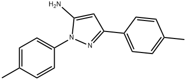 1,3-DI-P-TOLYL-1H-PYRAZOL-5-AMINE Structure