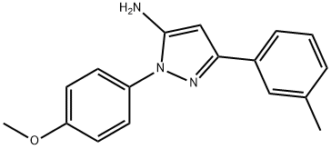 618098-10-5 1-(4-METHOXYPHENYL)-3-M-TOLYL-1H-PYRAZOL-5-AMINE