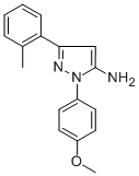 1-(4-METHOXYPHENYL)-3-O-TOLYL-1H-PYRAZOL-5-AMINE Structure