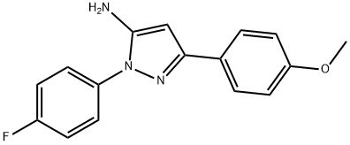 618098-15-0 1-(4-FLUOROPHENYL)-3-(4-METHOXYPHENYL)-1H-PYRAZOL-5-AMINE