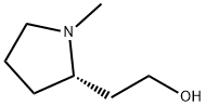 (S)-2-(1-メチルピロリジン-2-イル)エタノール 化学構造式