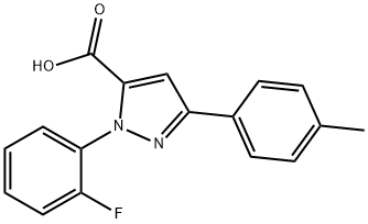 1-(2-FLUOROPHENYL)-3-P-TOLYL-1H-PYRAZOLE-5-CARBOXYLIC ACID|