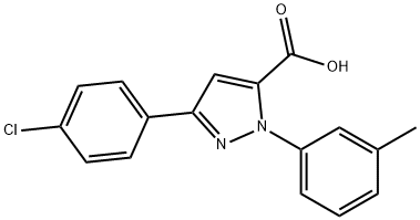 3-(4-CHLOROPHENYL)-1-M-TOLYL-1H-PYRAZOLE-5-CARBOXYLIC ACID|