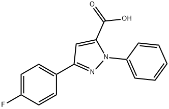 3-(4-FLUOROPHENYL)-1-PHENYL-1H-PYRAZOLE-5-CARBOXYLIC ACID|