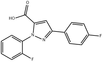 1-(2-FLUOROPHENYL)-3-(4-FLUOROPHENYL)-1H-PYRAZOLE-5-CARBOXYLIC ACID|