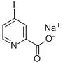 4-IODO-PYRIDINE-2-CARBOXYLIC ACID, SODIUM SALT, 618107-88-3, 结构式