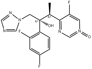 ボリコナゾールN-オキシド 化学構造式