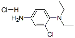 2-chloro-N,N-diethylbenzene-1,4-diamine hydrochloride Struktur
