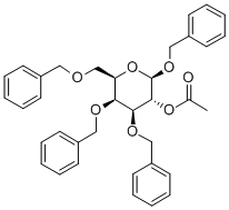 BENZYL 2-O-ACETYL-3,4,6-TRI-O-BENZYL-BETA-D-GALACTOPYRANOSIDE Structure
