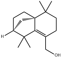 (2S)-1,3,4,5,6,7-hexahydro-1,1,5,5-tetramethyl-2H-2,4a-methanonaphthalene-8-methanol  Struktur