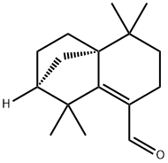 (2S)-1,3,4,5,6,7-hexahydro-1,1,5,5-tetramethyl-2H-2,4a-methanonaphthalene-8-carbaldehyde Struktur
