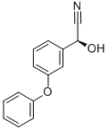 (S)-3-PHENOXYBENZALDEHYDE CYANOHYDRIN Structure