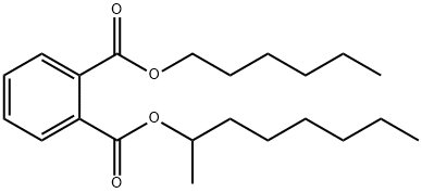 hexyl octyl phthalate Structure