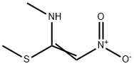 N-甲基-1-甲硫基-2-硝基乙烯胺,61832-41-5,结构式
