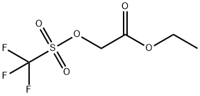 2-Trifluoromethanesulfonyloxyaceticacidethylester Struktur