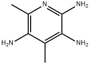 2,3,5-Pyridinetriamine,  4,6-dimethyl- Structure