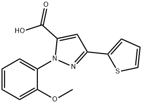 618382-89-1 1-(2-METHOXYPHENYL)-3-(THIOPHEN-2-YL)-1H-PYRAZOLE-5-CARBOXYLIC ACID