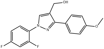 (1-(2,4-DIFLUOROPHENYL)-3-(4-METHOXYPHENYL)-1H-PYRAZOL-4-YL)METHANOL|