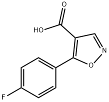 5-(4-氟-苯基)-异噻唑-4-羧酸, 618383-51-0, 结构式