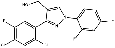 618441-78-4 (3-(2,4-DICHLORO-5-FLUOROPHENYL)-1-(2,4-DIFLUOROPHENYL)-1H-PYRAZOL-4-YL)METHANOL