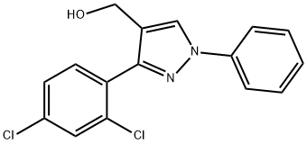 (3-(2,4-DICHLOROPHENYL)-1-PHENYL-1H-PYRAZOL-4-YL)METHANOL Struktur