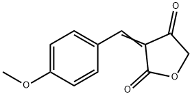 (3Z)-3-(4-Methoxybenzylidene)-2,4(3H,5H)-furandione Structure