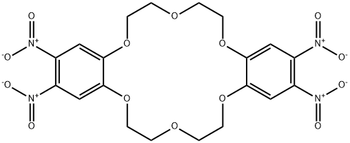 4,4,5,5-TETRANITRODIBENZO-18-CROWN-6 Structure