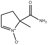 2H-Pyrrole-2-carboxamide,3,4-dihydro-2-methyl-,1-oxide(9CI) Struktur